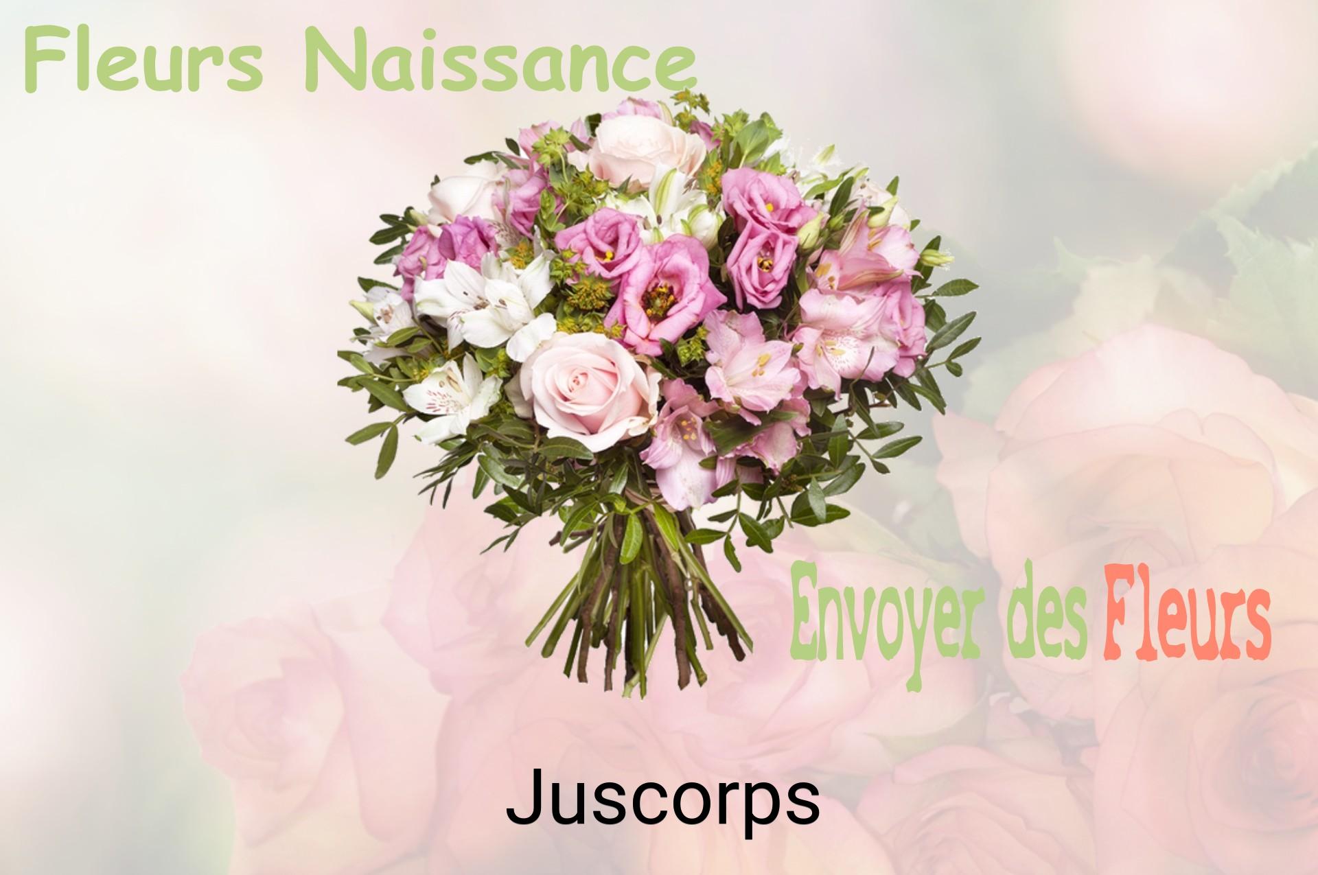 Bouquet de fleurs de naissance livré à Juscorps